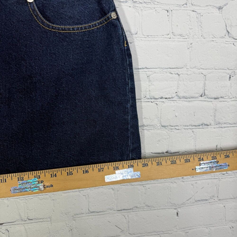 Vintage Tommy Hilfiger Girl Micro Skirt Size 11 Y2K Low Rise Denim 90s Style - Picture 6 of 14
